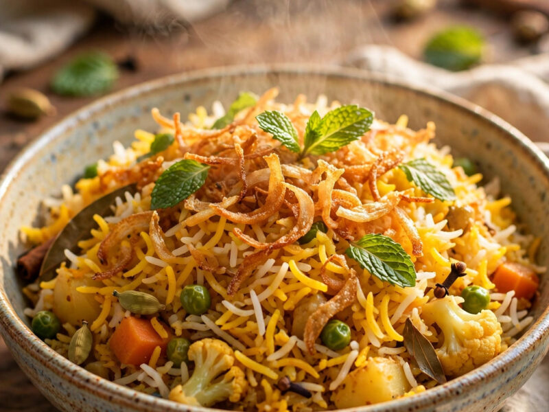 Vegetable Dum Biryani