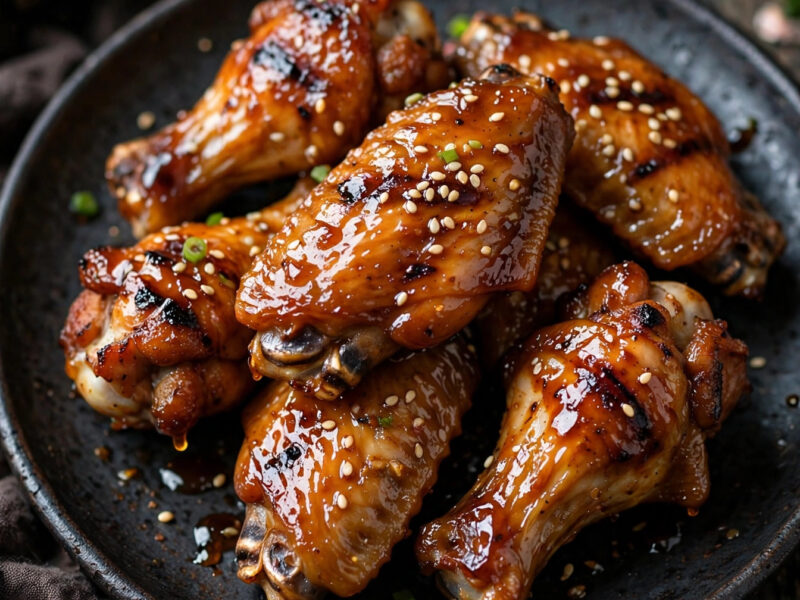 Honey Glazed BBQ Wings