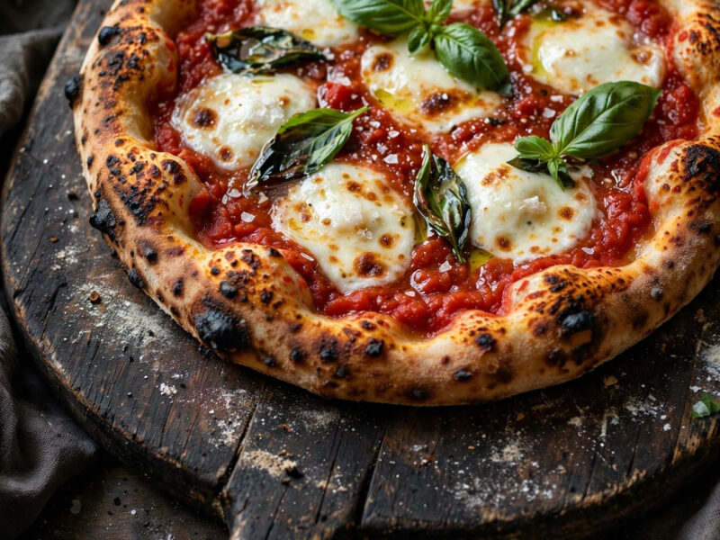 Wood-Fired Margherita Pizza